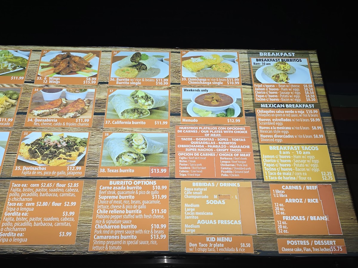 Don Taco #1 Menu - Image 6